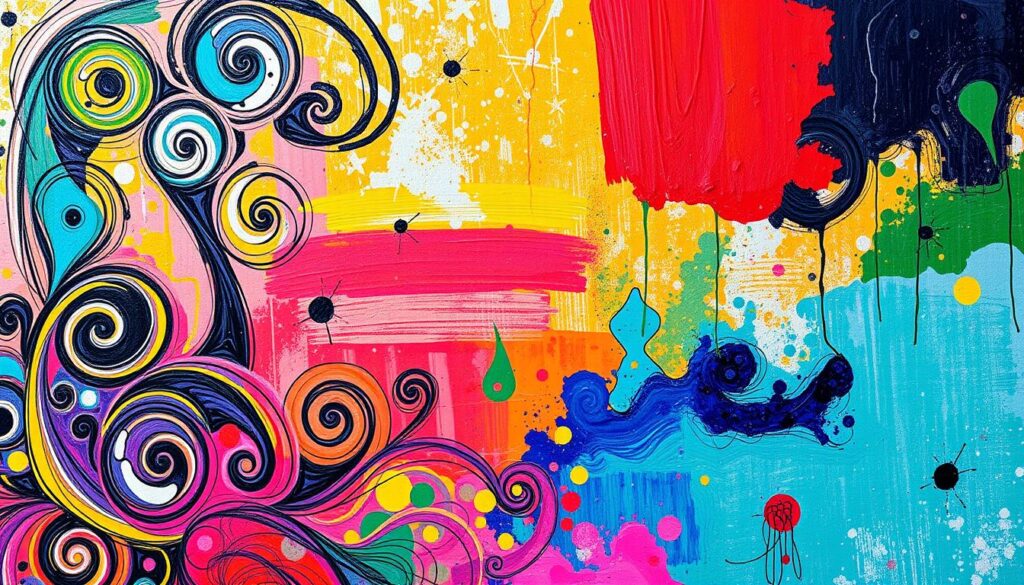 A vibrant, diverse surface painting showcasing a harmonious blend of mediums and textures. The foreground features a captivating display of enamel pen swirls, creating intricate patterns and abstract designs that dance across the canvas. In the middle ground, bold marker strokes in a vivid color palette add depth and visual interest, while the background incorporates a subtle, textured base that suggests a variety of surfaces, such as wood, metal, or stone. The lighting is soft and diffused, accentuating the depth and dimensionality of the piece. The overall composition exudes a sense of playfulness, creativity, and effortless elegance, inviting the viewer to explore the diverse artistic possibilities of enamel pens and markers. A vibrant, diverse surface painting showcasing a harmonious blend of mediums and textures. The foreground features a captivating display of enamel pen swirls, creating intricate patterns and abstract designs that dance across the canvas. In the middle ground, bold marker strokes in a vivid color palette add depth and visual interest, while the background incorporates a subtle, textured base that suggests a variety of surfaces, such as wood, metal, or stone. The lighting is soft and diffused, accentuating the depth and dimensionality of the piece. The overall composition exudes a sense of playfulness, creativity, and effortless elegance, inviting the viewer to explore the diverse artistic possibilities of enamel pens and markers.