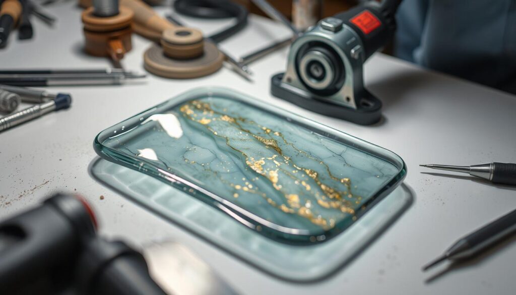 Cold Working Techniques to Refine and Polish Fused Glass
