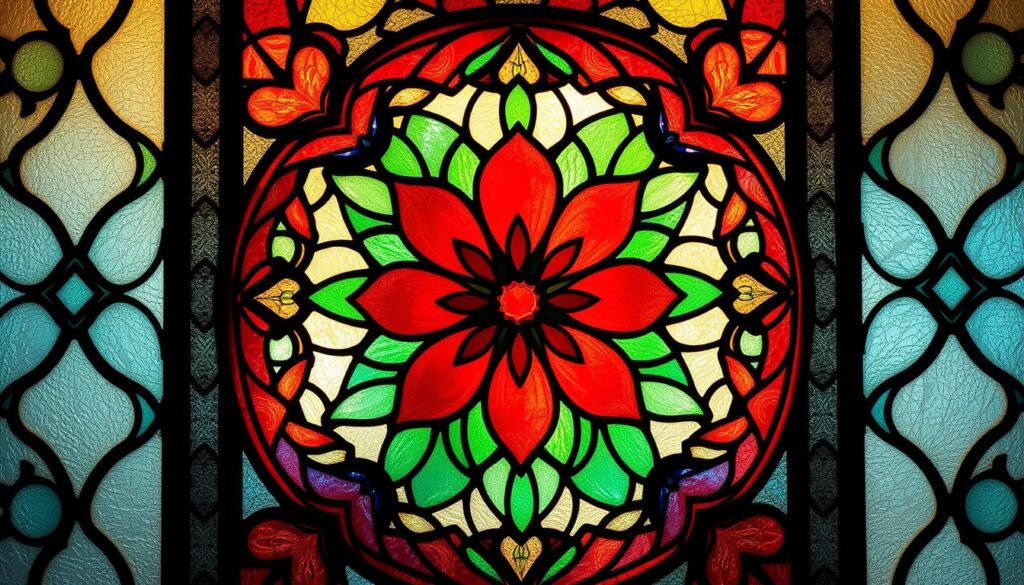 Creating Faux Stained Glass with Glass Paint and Lead Striping