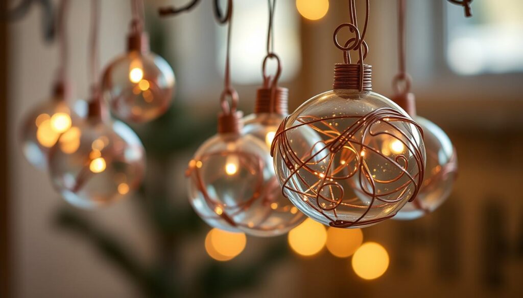 Creating Hanging Glass Ornaments with Wire Wrapping