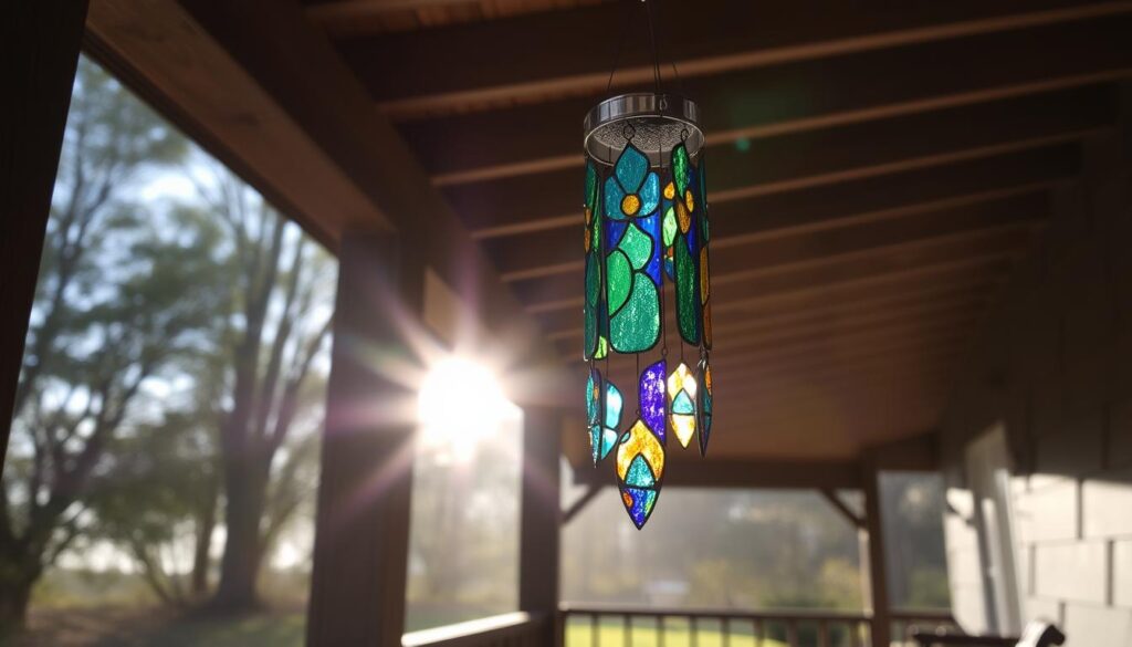 How to Make Stained Glass Wind Chimes for Your Porch