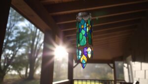 How to Make Stained Glass Wind Chimes for Your Porch