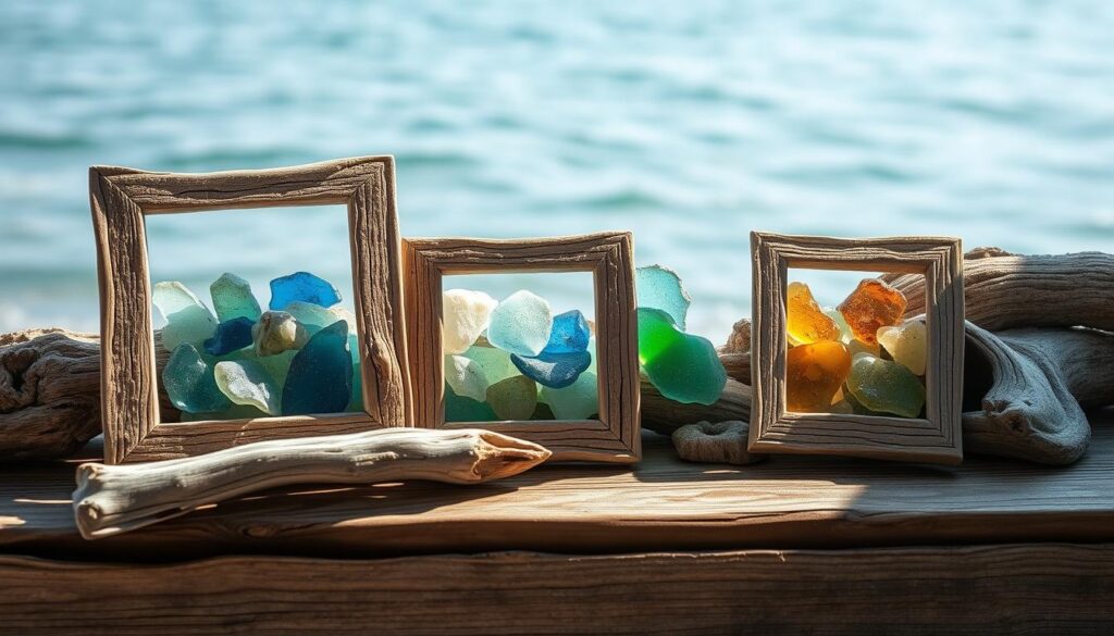 Sea Glass Picture Frames: Coastal-Inspired Decorative Crafts