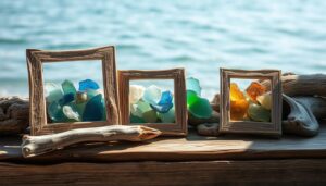 Sea Glass Picture Frames: Coastal-Inspired Decorative Crafts